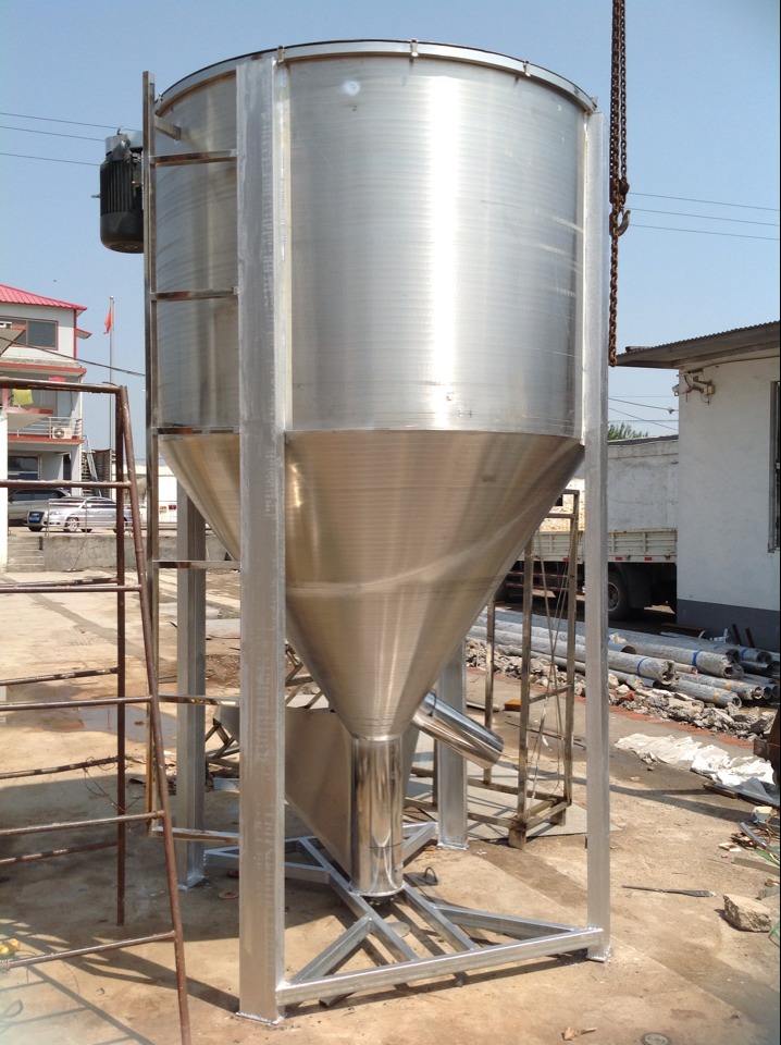 主要结构性能:主机架,混料桶,进料口,出料口,电机以及搅拌螺杆等组成.