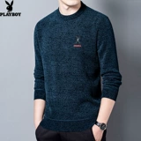Playboy, демисезонный свитер, флисовый базовый удерживающий тепло шерстяной лонгслив, увеличенная толщина, оверсайз