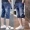 Quần áo trẻ em quần bé trai quần mùa hè quần mỏng 2019 váy mùa hè trẻ em quần short denim trẻ em quần ống rộng - Quần jean