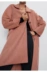 Mùa thu và mùa đông 2019 mới, phụ nữ nhà za khoác áo len hai mặt trong chiếc áo khoác dài màu hồng 5854225 - Áo len lót đôi