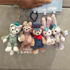 Брелок 上海迪士尼星黛露兔毛绒包包挂件钥匙扣雪梨玫达菲情侣钥匙圈包挂