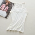 White Lace Beauty Back Long Sling Vest Girl Bottoming Anti-light Out Inside Thin Thin Wrapping Tube Top - Ống
