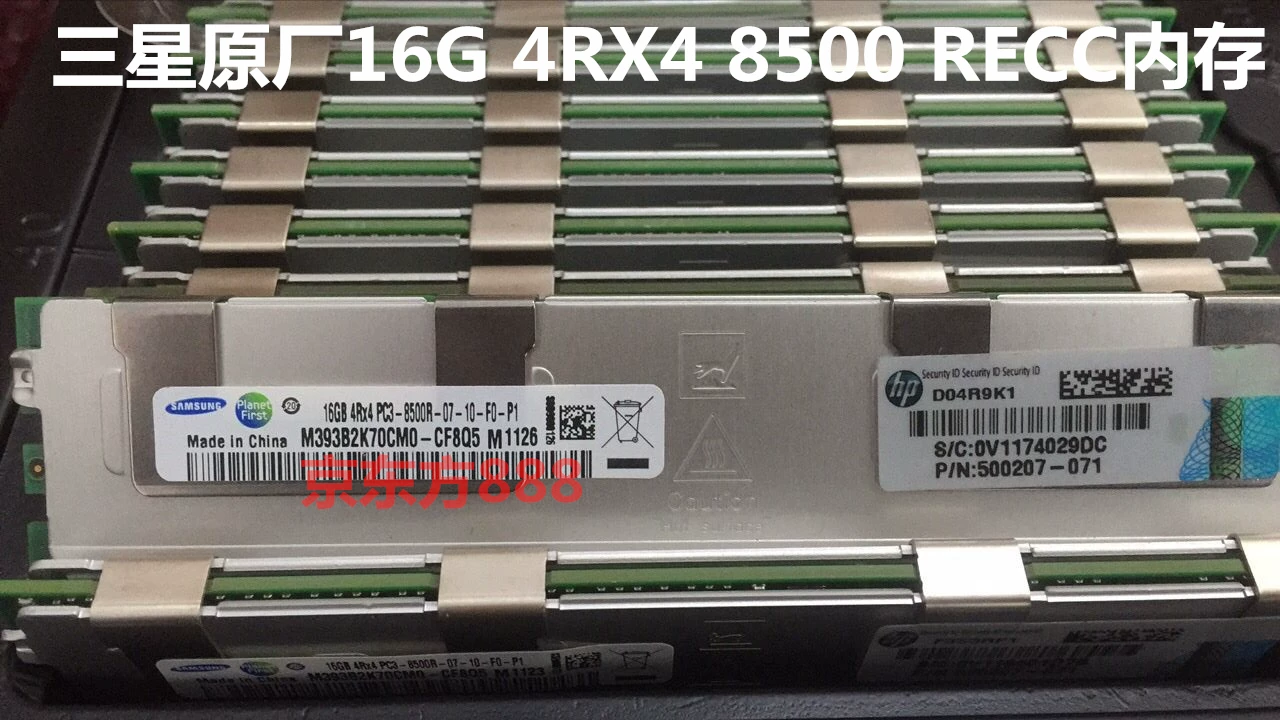 Микрон Современная Samsung 16ГБ 4RX4 PC3-8500R серверная память 1066 DDR3 ECC REG