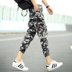 Chín quần nam quần mùa hè 2018 mới của Hàn Quốc phiên bản của xu hướng của nam giới cắt quần quần short ngụy trang giản dị tám quần shop đồ nam đẹp Crop Jeans