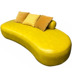 Creative cong sofa da thời trang đơn cửa hàng gia đình nhỏ ba đại sảnh hình mầm non salon cá tính đẹp - Ghế sô pha ghế sofa cafe Ghế sô pha