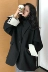 Máy chăm sóc còng tay dài khí chất bf phong cách Harajuku áo dài phù hợp với xuân hè 2019 nữ mới phiên bản Hàn Quốc lỏng lẻo - Accentuated eo áo áo dạ dài nữ đẹp 2020 Accentuated eo áo