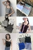 Mùa hè Hàn Quốc ulzzang retro thời trang yếm trong nữ đoạn ngắn Slim hoang dã top áo sơ mi sinh viên áo vest nữ Áo ba lỗ