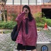 Đầu mùa thu mới Hàn Quốc phiên bản của ulzzang lỏng kẻ sọc dài tay áo sơ mi nữ áo sơ mi hoang dã (với cà vạt) áo sơ mi form rộng nữ Áo sơ mi