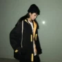 2018 phiên bản Hàn Quốc mới của hip hop cotton quần áo mùa đông của phụ nữ Harajuku bf lỏng dụng cụ retro áo khoác len đường phố áo phao cho người béo