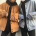 Hàn quốc phiên bản của chic dày áo len nữ mùa xuân và mùa thu mặc hoang dã sinh viên mới đồng phục bóng chày coat loose coat Áo Hàn Quốc