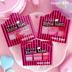 Cô gái Tim Trang Điểm ~ Mềm Cô Gái Hồng RosyPink Lip Gloss Lip Gloss Lip Màu Sáu Màu Hộp Màu Tấm 9.9 	son bóng unleashia	 Son bóng / Liquid Rouge