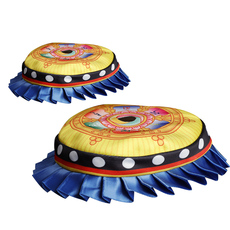 Молитвенный барабан 亚青寺红皮转经轮专用防尘保护伞盖大小号请备注