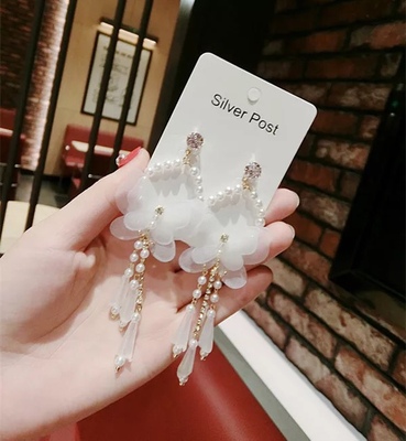 taobao agent Small long earrings for bride