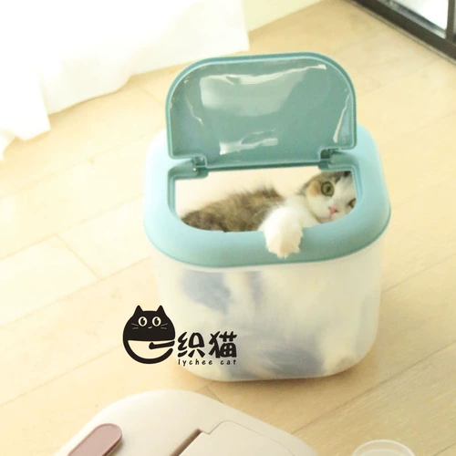 Морандический ствол для хранения питомцев. Уплотнение влага -надежная ствола большая -ящик для хранения кошачья бочка для бочки для хранения корма для собак с бочкой для хранения корма собаки