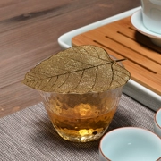 Bodhi Leaf Tea Filter Creative Copper Leaf Filter Tea Filter Bộ trà Kung Fu Phụ kiện Trà Leak - Trà sứ