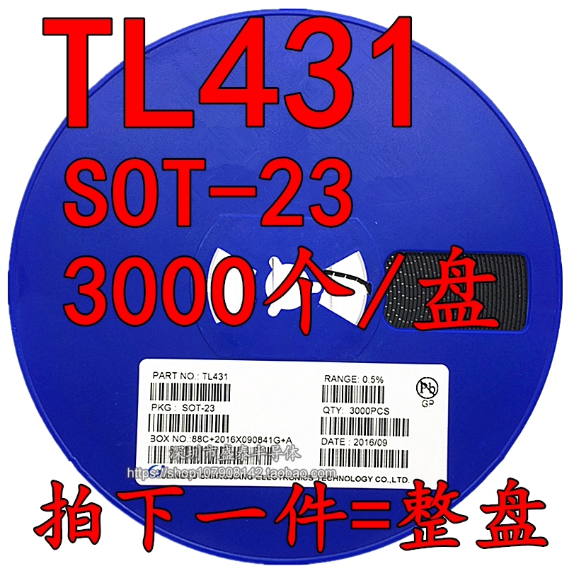 Купить Участок TL431 CJ431 0.5% SOT-23 431 регулируемый регуляторы ...