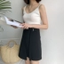 Đầu mùa xuân mới của phụ nữ rắn màu khí v-cổ slim slim sinh viên hoang dã không tay sling đáy knit vest thời trang nữ Áo ba lỗ