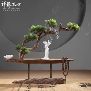 Phong hóa gỗ chết hiên trang trí Zen mới Trung Quốc đảo ngược hương phòng khách phòng TV tủ rượu tủ trang trí mềm