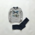 Bộ đồ cotton tại nhà 16B 瑕疵 Star Set Boy Big Boy Set Quần áo mùa thu 120-150