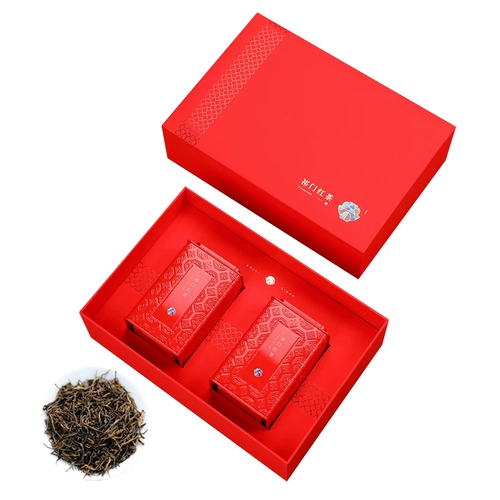 Чай Цимень Хун Ча, ароматная подарочная коробка в подарочной коробке
