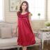 Mùa hè sexy phụ nữ sling nightdress lụa phụ nữ phù hợp với ren nữ mùa hè váy kích thước lớn băng lụa mùa hè đồ ngủ Đêm đầm