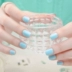 Giải phóng mặt bằng đích thực phụ nữ mang thai thân thiện với môi trường sơn móng tay sản phẩm làm móng tay đặc biệt bán buôn trắng sáng ánh sáng màu xanh xanh sơn màu xanh ánh sáng 50