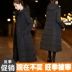 Chống mùa bông áo khoác nữ Hàn Quốc phiên bản của mùa đông mới phần dài trên đầu gối mỏng mỏng trùm đầu dày bông áo khoác kích thước lớn áo