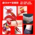 Dây màu đỏ bện dây tự làm Trung Quốc nút thắt dây đeo vòng tay vòng chân dây chuyền dây rung với cùng một đoạn dây bện - Vòng chân lắc chân đẹp độc Vòng chân