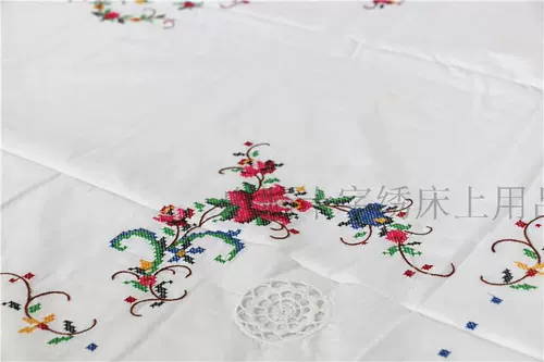 Новогоднее перекрестное стеганое одеяло, вышитое европейское и американское кросс