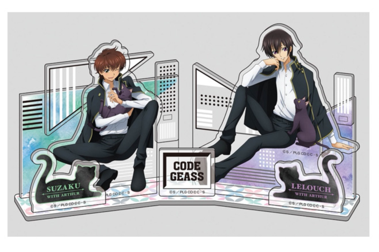 Код Гиас мятеж Лубу Сю Anime двухмерная периферийная сцена сочетание, стоящая карта прозрачный акрил