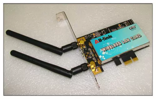 Realtek RTL8192 Платформа PCI-E Беспроводная сетевая карта Двойная антенна поддерживает Linux 300M