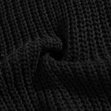 Демисезонный свитер, удерживающее тепло трикотажное термобелье, свободный крой, подходит для подростков