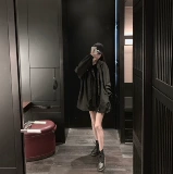 Длинный осенний плащ, куртка для отдыха, средней длины, свободный крой, 2020