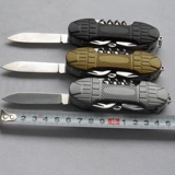 Металлический универсальный набор инструментов из нержавеющей стали, складной нож, подарок на день рождения, сделано на заказ