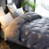 Trẻ em bông san hô chăn đơn mảnh duy nhất quilt pha lê bao gồm mùa thu và mùa đông dày flannel đơn đôi Quilt Covers