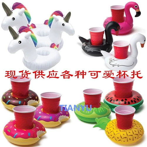 Надувной пончик, водный мобильный телефон, фламинго, единорог