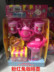 Thỏ màu hồng Mini Tủ Lạnh Giỏ Mua Hàng Tiền Mặt Đăng Ký Chơi Nhà Mô Phỏng Đồ Chơi Thiết Lập Donut Kẹo Cửa Hàng Đồ chơi gia đình