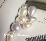Drop Pearl Half -Parling Water Drop жемчужная жемчужная жемчужная половина паста из бусинки Жемчужные аксессуары