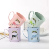 Креативная вместительная и большая экологичная свежая зубная щетка, ополаскиватель для рта, в корейском стиле, 2 в 1, для влюбленных