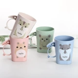 Креативная вместительная и большая экологичная свежая зубная щетка, ополаскиватель для рта, в корейском стиле, 2 в 1, для влюбленных