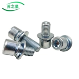 8.8 Гальванизированная внутренняя шестиугольная трехсторонняя винтовая головка цилиндра с плоской бомбардировкой M5M6M8M10M12