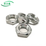 Гальванизированная гексагональная тонкая гайка плоская гайка M6M8M10M12M16M16M18M20M24M27-- M48