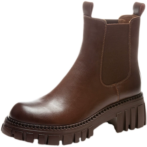 Martens, утепленные демисезонные челси на каблуке, короткие сапоги