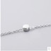 Đậu hình học Anklet S925 Sterling Silver Day Khí hậu Hàn Quốc Thanh lịch Thời trang Tinh tế Vòng chân phụ nữ Hợp thời trang Phụ kiện hoang dã lắc chân nữ inox Vòng chân