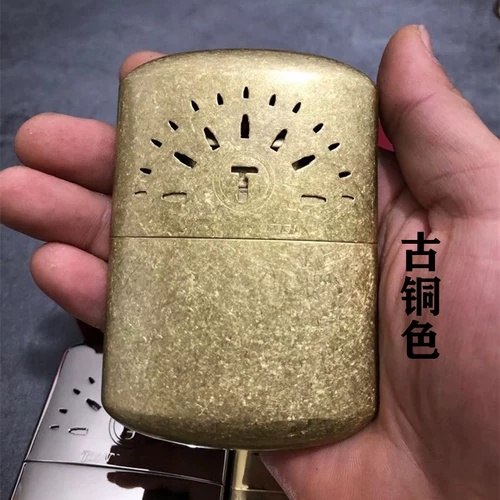 Двойной пистолет Waixi держит руку теплую руку белый золотой катализатор чистый медный стул Портативная теплая печь теплые плиты теплые плиты в зимнем отоплении теплота и теплые мужские и женские подарки