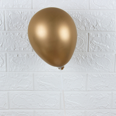 金色金属气球插件生日气球