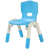 Детское кресло назад -обратный детский сад с утолщенной пластиковой скамейкой, низким табуреткой, анти -слабым детским обеденным креслом Небольшой стул