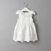 Thời trang tinh khiết trắng khí trở lại v bướm cô gái ăn mặc 2018 mùa hè mới bé vest váy 0032 Váy