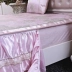 Châu Âu không có giường ngủ váy băng lụa mat ba bộ có thể được rửa sạch để loại bỏ ren bên 1.8m giường bao gồm loại mùa hè