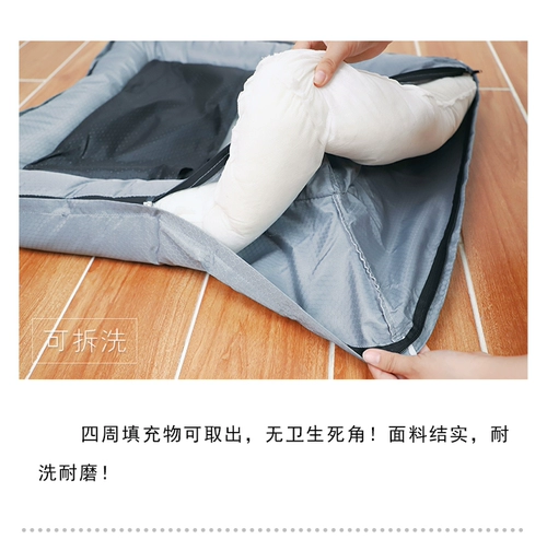 Летняя домашняя собачья гнездо может быть снесено и вымыто в четыре сезона универсальные загущенные гнездовые подушки, британские британские питомцы -питомцы, чтобы согреться